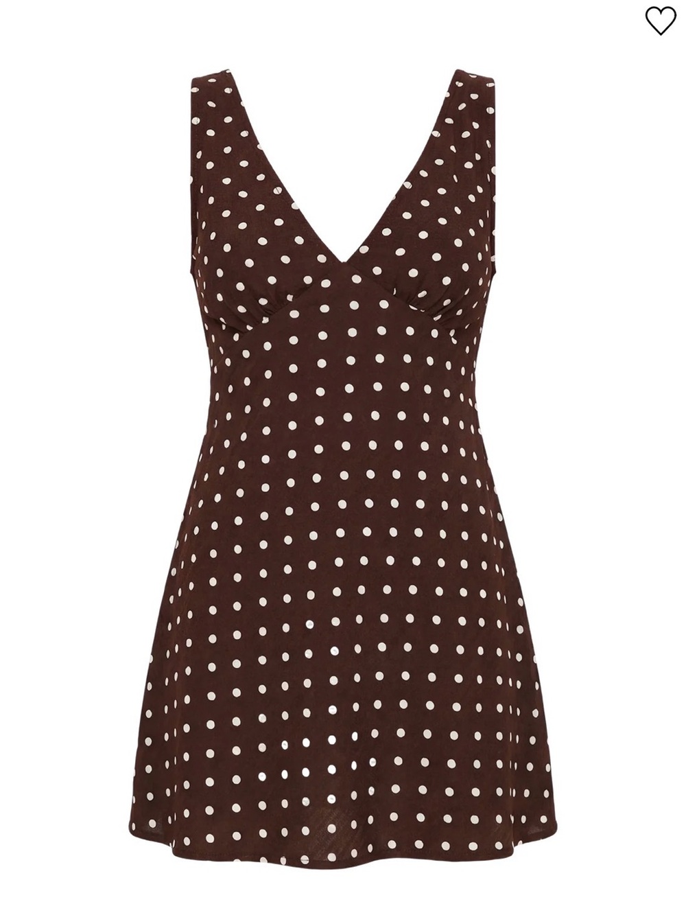Brown Polka Dot Mini Dress Princess Polly Nellie